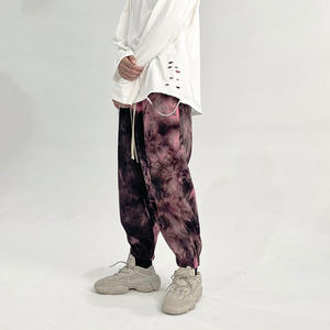 Pantalon de survêtement d'hiver pour hommes et femmes Nouvelle mode Pantalon de survêtement décontracté en coton à coupe ample Taille élastique Streetwear Jogger Tie-Dye Style - Product Image 5