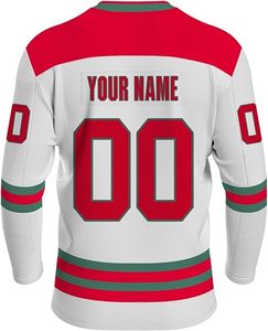 Uniforme de Hockey sobre Hielo para Adultos de Talla Grande, Diseño de Logotipo Personalizable, Transpirable, 100% Poliéster, Estilo Elegante, Muy Popular - Product Image 2