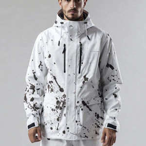 Chaqueta Cortavientos Impermeable para Hombre, con Capucha y Cremallera, para Primavera y Otoño, Ideal para Camping - Product Image 2