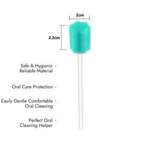 Esponjas <span class=keywords><strong>de</strong></span> <span class=keywords><strong>Limpieza</strong></span> <span class=keywords><strong>Dental</strong></span> Desechables <span class=keywords><strong>de</strong></span> Colores, con Sabor a Dentriflúx, Individuales, No Estériles, Hisopos Bucales Multiusos para Dientes - Product Image 4