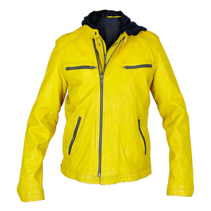 Nouveau Designer Hommes Softshell Véritable Peau De Mouton À Capuche Veste Tissé À Capuche Col Fermeture À Glissière Haute Qualité-Direct Pakistan - Product Image 1