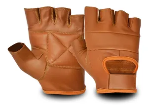 Unicum negro poliéster/Spandex medio dedo guantes de ciclismo cómodos transpirables deportes bicicleta montar antideslizante absorción de impacto - Product Image 2