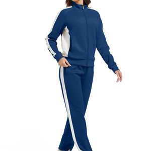 Survêtements imprimés pour femmes en coton léger de marque privée, vente en gros, coupe classique, 100% coton, en stock - Product Image 1