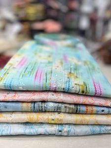 Designer Party Wear Wedding Wesr Dernière nouveauté Les plus tendances Lin Coton Imprimé Avec Broderie Paillettes Travail Hommes Kurta - Product Image 6