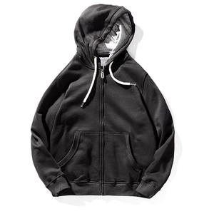 Sweat à capuche zippé uni personnalisé sweats à capuche pour hommes vente en gros de sweats à capuche zippés lourds de qualité supérieure pas cher prix unisexe plusieurs couleurs - Product Image 3