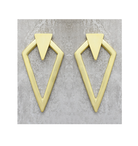 Pendiente de latón a la moda, hermoso aspecto para niñas, regalos de fiesta de cumpleaños, pendientes hechos a mano de diseñador a la moda - Product Image 2