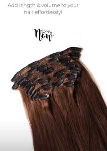 Extensions de cheveux vierges Remy indiennes, ondulées droites soyeuses, en vrac, provenant d'un seul donneur, cuticules intactes, sans perte, tissage à la main, unisexe, pré-coupées - Product Image 6