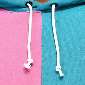 Sweat à capuche à enfiler, plusieurs couleurs, logo et couleur personnalisés, style hip-hop printanier, polaire épaisse à rayures, sweat-shirts en coton pour hommes - Product Image 4