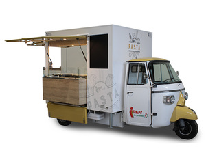 Tricycle alimentaire électrique, chariot de restauration mobile, van de cuisine de rue à trois roues pour café, pizza, tacos, glaces, snacks, hot-dogs - Product Image 5
