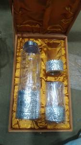 <b>Glass</b> Bottle Set Elephant Design Decorative Unique Storage <b>Container</b> Home Office Kitchen Gift - Product Image 3