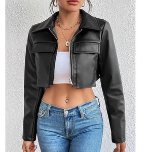 Chaqueta Bomber Cuero Original Negro Cuero Genuino y Carcasa Personalizada para Invierno Regular - Product Image 1