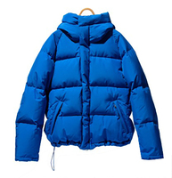 Blouson Bomber Homme en Jean Imperméable Écologique Réversible Gaufré Séchage Rapide à Capuche avec Logo Personnalisé sur le Devant, Coupe Fine BD de Haute Qualité