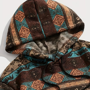 Sudadera de Punto con Capucha, Manga Larga, Invierno, Casual, Holgada, para Hacer Ejercicio, con Logotipo Frontal, para Mujer, Venta al Por Mayor - Product Image 3