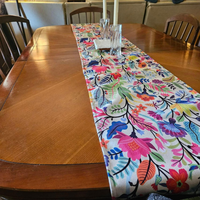 Chemins de table en coton imperméables, écologiques et simples de haute qualité pour mariages, douches nuptiales et décorations de fête |   Personnalisable