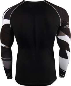 Camiseta de Compresión de Manga Corta de Buena Calidad, Transpirable, para MMA, Rashguard, BJJ, con Estampado por Sublimación para Hombre - Product Image 4