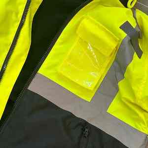 Chaqueta DE SEGURIDAD Ropa reflectante de construcción Seguridad reflectante Ropa de trabajo de alta visibilidad Chaquetas de seguridad para hombres - Product Image 6
