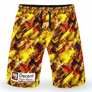 Pantalon de sport MMA avec logo personnalisé pour hommes Short en maille imprimé de motifs de fleurs Short de sport de Offre Spéciale à cordon de serrage Vente en gros - Product Image 1
