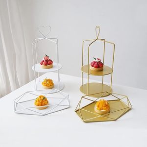 แท่นโชว์เค้กแบบมือจับโลหะ - Product Image 6