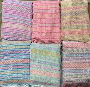 "Designer Schiffli Embroidered Fabric with Position Print Premium Fabric for Stylish Garments Featuring Embroidery and Printed - Product Image 2