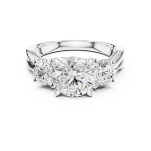 แหวนทองน้ำหนักเบา18K ประดับอัญมณีสวรรค์สำหรับทุกวัน - Product Image 3