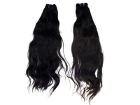 Extensions de cheveux Remy bouclés à double trame, en mèches de cheveux humains indiens vierges de haute qualité