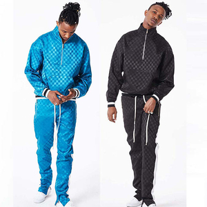 Chaqueta Cortavientos de Invierno Personalizada 2025, Conjuntos Deportivos de Hip Hop Elegantes Unisex, 100% Poliéster Fleece, Diseño 2 en 1, Bordado Personalizado - Product Image 1