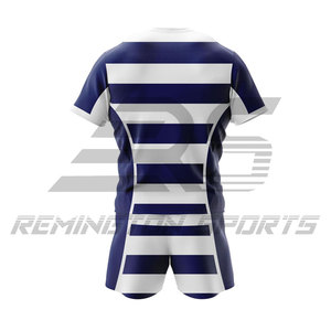 ชุดเสื้อรักบี้ทำจากโพลีเอสเตอร์แบบซับลิเมชันเต็มตัวสำหรับผู้ชายดีไซน์ใหม่ออกแบบได้ตามต้องการ - Product Image 5