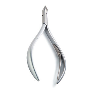 Round Handle Cuticle Nipper Sharp Metal Steel Blades 4 Inch Manicure Single Spring Nail Nipper For Beauty - Product Image 2