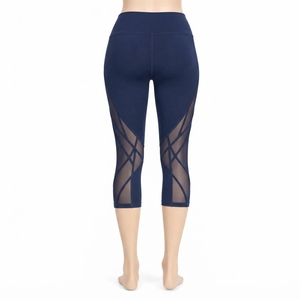 <b>Women</b> <b>Capri</b> <b>Legging</b> Designed With Breathable Performance Fabric Flexible Fit Moisture Control Construction High Waist Design - Product Image 2