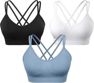 Sujetador deportivo de la mejor calidad, nuevo diseño, ropa de gimnasio transpirable para mujeres de talla grande incluida, fabricado en Pakistán - Product Image 1
