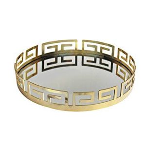 Bandeja DE SERVICIO DE METAL elegante y duradera, perfecta para servir bebidas, aperitivos y Decoración elegante - Product Image 6