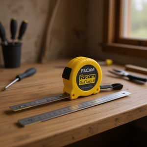 Règle pliante en aluminium Dural de classe 3 Facom 1m, ruban à mesurer de haute qualité - Product Image 3