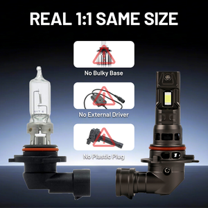 หลอดไฟ LED Vypart 9005 HB3 สำหรับรถยนต์ Audi สว่างพิเศษ 12V อายุการใช้งานยาวนาน ไม่กระพริบ 6500K อุณหภูมิสี ใหม่ แพ็ค 2 ชิ้น - Product Image 5