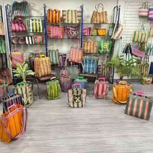 ถุงช้อปปิ้งซิปโพลีโพรพิลีนรีไซเคิลเป็นมิตรกับสิ่งแวดล้อมขนาดใหญ่นำมาใช้ใหม่อย่างยั่งยืนพร้อมผ้าไนลอนพิมพ์ออฟเซ็ตจำนวนมากอินเดีย - Product Image 1