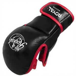 Gants de boxe pour entraînement professionnel pour hommes et femmes Sac de frappe Mitaines Maya Cuir PU pour Muay Thai MMA Kickboxing - Product Image 1