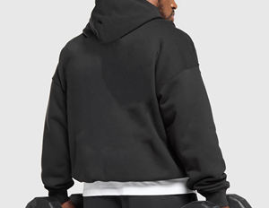 เสื้อ400แบบสวมศีรษะแขนยาวผ้าฝ้าย100% Oem/odm, เสื้อฮู้ดสีล้วนแบบสตรีทแวร์เสื้อมีฮู้ด & เสื้อสเวตเชิ้ตสำหรับผู้ชาย - Product Image 6