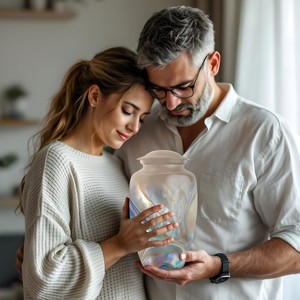 โกศบรรจุอัฐิแบบยุโรป ขนาด 10 นิ้ว เป็นมิตรกับสิ่งแวดล้อม ปรับแต่งได้ สำหรับบรรจุอัฐิของผู้ใหญ่ในพิธีฌาปนกิจ - Product Image 2