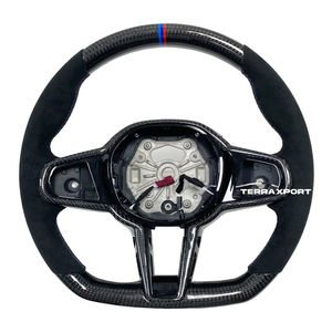 Volant en cuir, fibre de carbone et Alcantara avec éclairage LED pour BMW G42 G20 G28 G22 G23 G26 G30 G31 G38 G32, série M Power 2 3 4 5 6 - Product Image 2
