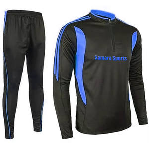 Combinaison d'entraînement sport bon marché survêtement en polyester 100% personnalisé pour hommes, survêtement décontracté à fermeture éclair complète ensemble survêtement - Product Image 4