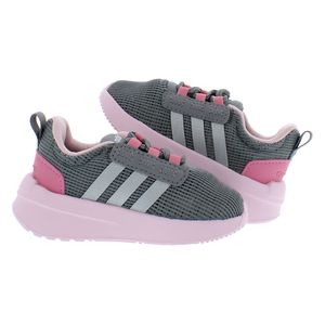 Chaussures Adidas Racer Tr211 pour nourrissons/tout-petits Couleur : Gris/Rose 100% authentiques - Product Image 4