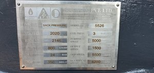 Turbine à vapeur à entraînement direct de 800 kW (remise à neuf) - Product Image 4