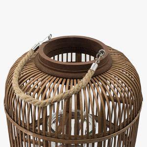 Wholesale Bamboo <b>Lantern</b> Candleholder Natural Bamboo <b>Lighting</b> Outdoor <b>Indoor</b> Decor Handmade From Vietnam - Product Image 2