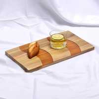 Planche à découper en bois cuisine multifonction sac créatif OEM personnalisé tungstène Logo temps Note blocs à découper pièce équilibre