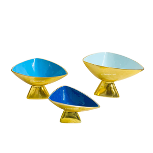 Hot Sale Four-Section Polished Catering Dessert Bowl with Handle for Serving Dry Fruits <b>Nuts</b> Chocolates Decor Bowl - Product Image 6