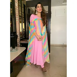 Ensemble deux pièces pour femme de bureau, rose punch, en coton tricoté, imprimé, coupe ajustée, style décontracté, haut et short, saison d'automne, taille XS - Product Image 3