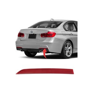 Reflector de Parachoques Trasero Derecho para BMW Serie 3 F30 M Sport, Base de Lámpara de PC 63147847166 - Product Image 1