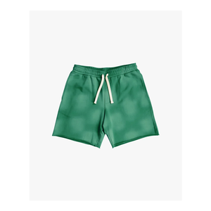 กางเกงขาสั้นผ้าฝ้าย100% น้ำหนักเบาของผู้ชายกางเกงขาสั้นลายสีพื้นยืดได้ลำลองกันแดดซีดจาง - Product Image 4