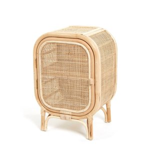 Enfants Chevet Tables Rotin Table De Chevet pour Enfants Chambre En Gros Naturel Tables De Chevet - Product Image 2