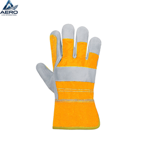 Gants de travail durables en cuir de chèvre pleine fleur certifié CE, de haute qualité, personnalisés, souples, en cuir de mouton, pour chauffeurs - Product Image 5