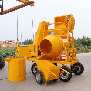 Mezcladora de Concreto Automática con Tambor Inclinable de 500L 700L, Motor de Alta Eficiencia, Bomba, Motor Portátil Diésel/Gasolina - Product Image 1